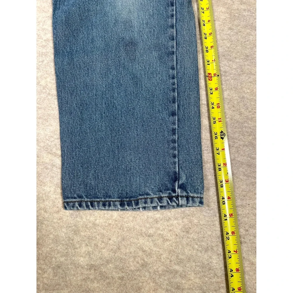 Levi's 550 Authentic Relaxed Fit Jeans Mens 34x30 Blue Denim Cotton‎ Casual Wear